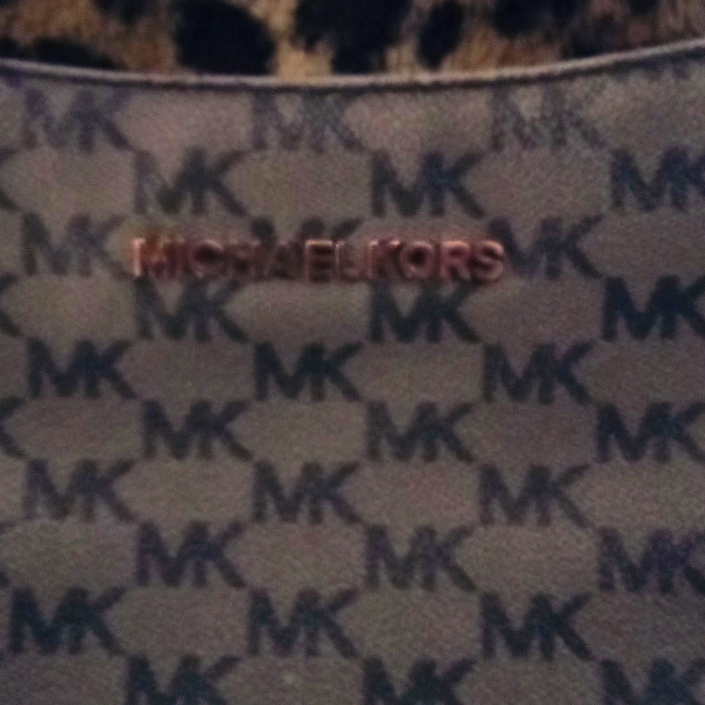 Michael Kors Black and Gray Logo Bag